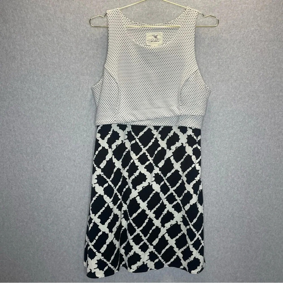 Anthropologie Aledia Quilted Dress Textured Fit n Flare Dress by Tabitha - Picture 3 of 11